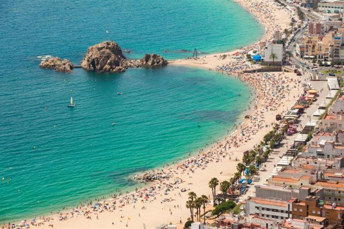 Beta'S Beach Blanes Luaran gambar